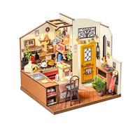 Rolife Maison de Poupées avec Meubles Miniature Maison en Bois Kits de modèles Jouets Cadeau de Noël Femmes (Homey Kitchen)