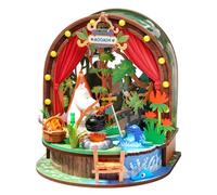 Rolife Maison Miniature DIY Moomintroll’s Forest Camp Book Nook 3D Puzzle