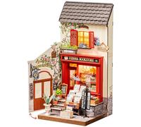 Rolife Maison Miniature Librairie de Vienne, 290 pièces Maquette Maison 3D Puzzle Maison de Poupée en Bois 3D à Construire Book Nook pour Adultes et Adolescents Pas de Colle nécessaire