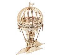 Rolife Montgolfière Puzzle 3D Maquette Bois,Modélisme pour Adultes à Construire,Décoration du Bureau de la Maison Idée de Cadeau de Noël TG406