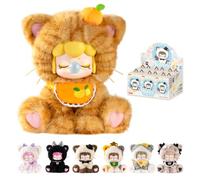Rolife Nanci Bear Tea Time Kitties Blind Box Peluche à Suspendre | Une adorable peluche chat de 17,5 cm à suspendre, un très beau cadeau pour les filles et les collectionneuses.