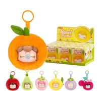 Rolife Nanci Fruit Mood Plush Keychain Blind Box, 1 Peluche Aléatoire sur 6, Vinyl Plush Figurine d'action, Anime Figurine De Collection Cadeau Jouet pour Collectionneurs