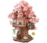 Rolife Puzzle 3D Maison dans l'Arbre Sakura Kit Maquette en Bois pour Adultes