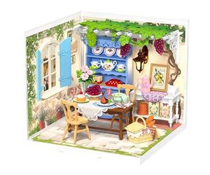 Rolife Super Creator Maison Miniature à Construire Bricolage Kit Maquette DIY Adulte à Monter sans Colle Décoration de Maison de Poupée de Bibliothèque (Midsummer Dream Yard)