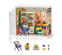 Rolife Super Creator Maison Miniature à Construire Bricolage Kit Maquette DIY Adulte Enfant Mini Maison à Monter sans Colle Décoration de Bibliothèque (Nature Energy Fruits)