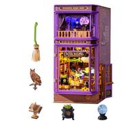 Rolife Whisper Magic Shop Book Nook Kit Maquette Adulte avec Lumières | Maison Miniature à Construire DIY, Puzzle 3D en Bois Booknook Bibliothèque, Serre-livres, Décor de Salon, Cadeau Créatif