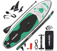 Rolimate Max 200 KG Stand Up Paddle Board Gonflable Adulte, Sup Planche en PVC Construction Ultra Robuste, Kit Pagaie, Pompe à Double Action, Sac à Dos Boîte réparation