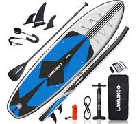 Rolimate Max 200 KG Stand Up Paddle Board Gonflable Adulte, Sup Planche en PVC Construction Ultra Robuste, Kit Pagaie, Pompe à Double Action, Sac à Dos Boîte réparation
