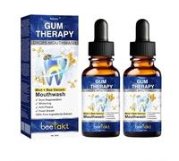 Rolimey BeeTakt Lot de 2 gouttes de rinçage buccale concentrées naturelles pour éliminer la mauvaise haleine et apaiser les gencives, nouvelle formule de nettoyage nourrissante 2026, pour un sourire