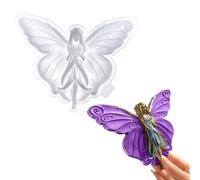 Rolin Roly 3D DIY Moule Papillons Moule en Silicone Moule Moule en Résine époxy pour L'Artisanat, Maison, Bureau (1PCS) M4111