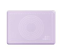 Rolin Roly Tapis à pâtisserie en silicone antidérapant Grand Tapis de Pétrissage Antiadhésif pour des pâtisseries, pétriez du pain (Violet)