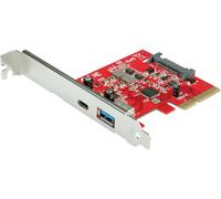 Roline 1+1 ports Carte PCI-Express USB 3.1 (2è gén.), USB-C® PCIe x4