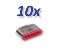 ROLINE 11.02.8334 bloqueur de port e bloqueur de port USB Type-C Gris 10 pièce(s)