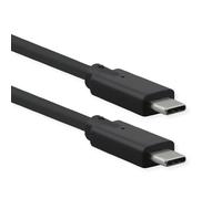 ROLINE 11.02.9070 câble USB USB 3.2 Gen 2 (3.1 Gen 2) 0,5 m USB C Noir