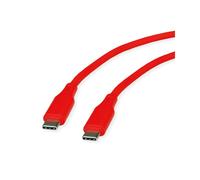 ROLINE 11.02.9121 câble USB USB 2.0 1 m USB C Rouge