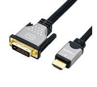 ROLINE 11.04.5876 câble vidéo et adaptateur 1,5 m HDMI Type A (Standard) DVI-D Noir, Argent