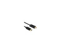 ROLINE Câble DisplayPort DP - UHDTV, Slim, St/St, Noir, 1 m