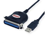 Roline 12.02.1092 Changeur De Genre De Câble Ieee 1284 Usb-a Noir