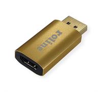 Roline 12.03.3158 Changeur De Genre De Câble Displayport Hdmi Or