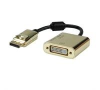 ROLINE 12.03.3175 câble vidéo et adaptateur 0,15 m DisplayPort DVI-D Or