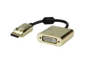 ROLINE 12.03.3175 câble vidéo et adaptateur 0,15 m DisplayPort DVI-D Or