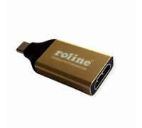 Roline 12.03.3231 Câble Vidéo Et Adaptateur Usb Type-c Hdmi Noir, Or