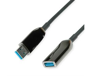 Roline 12.04.1075 Câble Usb 10 M Usb 3.2 Gen 1 (3.1 Gen 1) Usb A Noir