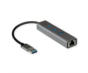 Roline 12021112 Station D'accueil Avec Fil Usb Type-a Gris