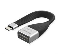 Roline Câble 12033240 USB Type-C vers DisplayPort 0,13 m Noir