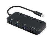 ROLINE 14.02.5059 station d'accueil USB 3.2 Gen 1 (3.1 Gen 1) Type-C Noir