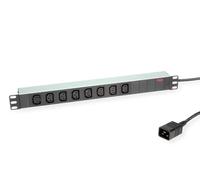 ROLINE 19071627 - Bloc multiprise 19'', 1 U, 9 prises