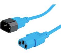 ROLINE Câble de raccordement d'appareils, IEC 320 C14 - C13, Bleu, 3 m