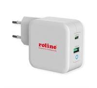 ROLINE 19.11.1041 chargeur d'appareils mobiles Universel Blanc Secteur Charge rapide Intérieure