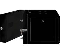 ROLINE 19 Boîtier mural Pro 7U, 600x600 LxP pivotant en 2 parties noir