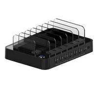 Roline 19071051 USB Station de chargement, 7 ports Noir G
