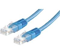 ROLINE Cordon LAN Cat 5e | Câble réseau UTP Ethernet avec connecteur RJ45 | bleu 5 m