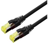 Roline 21.15.0752 RJ45 Câble réseau, câble patch CAT 6a S/FTP 2.00 m noir blindage double, sans halogène, ignifuge 1 pc(s)