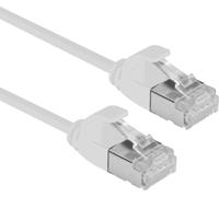 ROLINE 21153300 - Câble patch, Cat. 6A, U/FTP, fin, gris, 0,15 m.