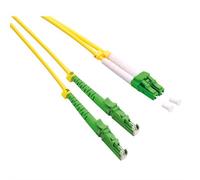 Roline 21.15.9480 Câble De Fibre Optique 0,5 M E-2000 (lsh) Lc Os2 Ja