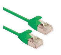 ROLINE GREEN Câble Patch U/FTP Cat.6A (Class EA), LSOH, Slim, Vert, 2 m