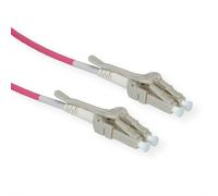 Roline 21158876 Câble De Fibre Optique 7 M 2x Lc Om4 Violet