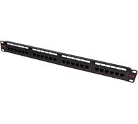 Roline 24 ports Panneau de brassage 483 mm (19) CAT 5e 1 UH noir