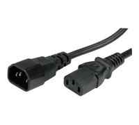 Roline 356.130 Câble électrique Noir 2,5 M Coupleur C13 Coupleur C14