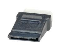 ROLINE Adaptateur d'alimentation interne HDD vers SATA - Molex (4p) Mâle vers SATA Mâle - Noir - Réf: 11.03.1060