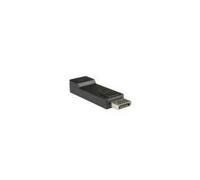 ROLINE DisplayPort M - HDMI F | Adaptateur avec câble | Transmission de carte graphique vers l'écran | blanc 0,15 m