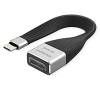Roline Câble 12033240 USB Type-C vers DisplayPort 0,13 m Noir