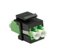 ROLINE Adaptateur fibre optique Keystone LC/LC duplex, multimode, OM5