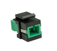 ROLINE Adaptateur fibre optique Keystone SC/SC Simplex, monomode, OS2, APC