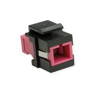 ROLINE Adaptateur fibre optique Keystone SC/SC Simplex, multimode, OM4