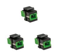 ROLINE Adaptateur fibre optique Keystone SC/SC Simplex, multimode, OM5 (Lot de 3)